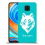 זאב כיסוי מגן קשיח בעיצוב אישי עם השם שלך ל Xiaomi Redmi Note 9 Pro יחידה אחת סקרין מובייל