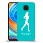 ג'וגלין - אישה כיסוי מגן קשיח בעיצוב אישי עם השם שלך ל Xiaomi Redmi Note 9 Pro יחידה אחת סקרין מובייל