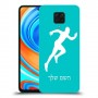 רץ כיסוי מגן קשיח בעיצוב אישי עם השם שלך ל Xiaomi Redmi Note 9 Pro יחידה אחת סקרין מובייל