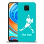 שחקן טניס כיסוי מגן קשיח בעיצוב אישי עם השם שלך ל Xiaomi Redmi Note 9 Pro יחידה אחת סקרין מובייל