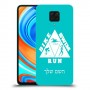 טריאתלון כיסוי מגן קשיח בעיצוב אישי עם השם שלך ל Xiaomi Redmi Note 9 Pro יחידה אחת סקרין מובייל