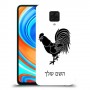 תרנגול כיסוי מגן קשיח בעיצוב אישי עם השם שלך ל Xiaomi Redmi Note 9 Pro יחידה אחת סקרין מובייל