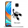 עקרב כיסוי מגן קשיח בעיצוב אישי עם השם שלך ל Xiaomi Redmi Note 9 Pro יחידה אחת סקרין מובייל