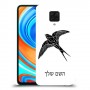 ציפור לבלוע כיסוי מגן קשיח בעיצוב אישי עם השם שלך ל Xiaomi Redmi Note 9 Pro יחידה אחת סקרין מובייל