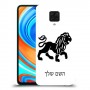 אריה כיסוי מגן קשיח בעיצוב אישי עם השם שלך ל Xiaomi Redmi Note 9 Pro יחידה אחת סקרין מובייל