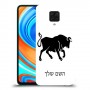 שור כיסוי מגן קשיח בעיצוב אישי עם השם שלך ל Xiaomi Redmi Note 9 Pro יחידה אחת סקרין מובייל