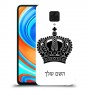 כתר מלכותי כיסוי מגן קשיח בעיצוב אישי עם השם שלך ל Xiaomi Redmi Note 9 Pro יחידה אחת סקרין מובייל