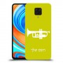 חצוצרה כיסוי מגן קשיח בעיצוב אישי עם השם שלך ל Xiaomi Redmi Note 9 Pro יחידה אחת סקרין מובייל