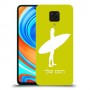 גלישה כיסוי מגן קשיח בעיצוב אישי עם השם שלך ל Xiaomi Redmi Note 9 Pro יחידה אחת סקרין מובייל