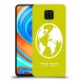 עולם כיסוי מגן קשיח בעיצוב אישי עם השם שלך ל Xiaomi Redmi Note 9 Pro יחידה אחת סקרין מובייל