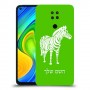 זברה כיסוי מגן קשיח בעיצוב אישי עם השם שלך ל Xiaomi Redmi Note 9 יחידה אחת סקרין מובייל