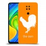 תרנגול כיסוי מגן קשיח בעיצוב אישי עם השם שלך ל Xiaomi Redmi Note 9 יחידה אחת סקרין מובייל