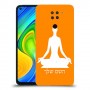 יוגה כיסוי מגן קשיח בעיצוב אישי עם השם שלך ל Xiaomi Redmi Note 9 יחידה אחת סקרין מובייל