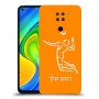 שחקן כדורעף כיסוי מגן קשיח בעיצוב אישי עם השם שלך ל Xiaomi Redmi Note 9 יחידה אחת סקרין מובייל