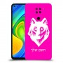 זאב כיסוי מגן קשיח בעיצוב אישי עם השם שלך ל Xiaomi Redmi Note 9 יחידה אחת סקרין מובייל