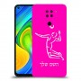 שחקן כדורעף כיסוי מגן קשיח בעיצוב אישי עם השם שלך ל Xiaomi Redmi Note 9 יחידה אחת סקרין מובייל