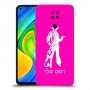 מערב פרוע - קאובוי כיסוי מגן קשיח בעיצוב אישי עם השם שלך ל Xiaomi Redmi Note 9 יחידה אחת סקרין מובייל