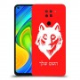 זאב כיסוי מגן קשיח בעיצוב אישי עם השם שלך ל Xiaomi Redmi Note 9 יחידה אחת סקרין מובייל
