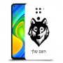 זאב כיסוי מגן קשיח בעיצוב אישי עם השם שלך ל Xiaomi Redmi Note 9 יחידה אחת סקרין מובייל