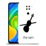 כינור כיסוי מגן קשיח בעיצוב אישי עם השם שלך ל Xiaomi Redmi Note 9 יחידה אחת סקרין מובייל