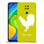 תרנגול כיסוי מגן קשיח בעיצוב אישי עם השם שלך ל Xiaomi Redmi Note 9 יחידה אחת סקרין מובייל