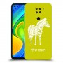 זברה כיסוי מגן קשיח בעיצוב אישי עם השם שלך ל Xiaomi Redmi Note 9 יחידה אחת סקרין מובייל