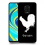 תרנגול כיסוי מגן קשיח בעיצוב אישי עם השם שלך ל Xiaomi Redmi Note 9S יחידה אחת סקרין מובייל