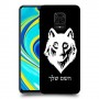 זאב כיסוי מגן קשיח בעיצוב אישי עם השם שלך ל Xiaomi Redmi Note 9S יחידה אחת סקרין מובייל