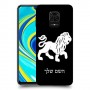 אריה כיסוי מגן קשיח בעיצוב אישי עם השם שלך ל Xiaomi Redmi Note 9S יחידה אחת סקרין מובייל