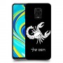 עקרב כיסוי מגן קשיח בעיצוב אישי עם השם שלך ל Xiaomi Redmi Note 9S יחידה אחת סקרין מובייל