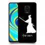 סמוראי כיסוי מגן קשיח בעיצוב אישי עם השם שלך ל Xiaomi Redmi Note 9S יחידה אחת סקרין מובייל