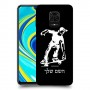 ילד סקייטבורד כיסוי מגן קשיח בעיצוב אישי עם השם שלך ל Xiaomi Redmi Note 9S יחידה אחת סקרין מובייל