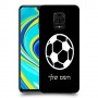 כדורגל - כדור כיסוי מגן קשיח בעיצוב אישי עם השם שלך ל Xiaomi Redmi Note 9S יחידה אחת סקרין מובייל