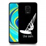 גלישת מפרש כיסוי מגן קשיח בעיצוב אישי עם השם שלך ל Xiaomi Redmi Note 9S יחידה אחת סקרין מובייל