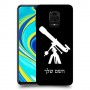 טלסקופ כיסוי מגן קשיח בעיצוב אישי עם השם שלך ל Xiaomi Redmi Note 9S יחידה אחת סקרין מובייל