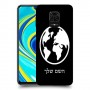 עולם כיסוי מגן קשיח בעיצוב אישי עם השם שלך ל Xiaomi Redmi Note 9S יחידה אחת סקרין מובייל