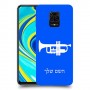 חצוצרה כיסוי מגן קשיח בעיצוב אישי עם השם שלך ל Xiaomi Redmi Note 9S יחידה אחת סקרין מובייל