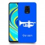 חצוצרה כיסוי מגן קשיח בעיצוב אישי עם השם שלך ל Xiaomi Redmi Note 9S יחידה אחת סקרין מובייל