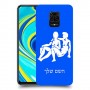 תאומים כיסוי מגן קשיח בעיצוב אישי עם השם שלך ל Xiaomi Redmi Note 9S יחידה אחת סקרין מובייל