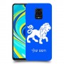 אריה כיסוי מגן קשיח בעיצוב אישי עם השם שלך ל Xiaomi Redmi Note 9S יחידה אחת סקרין מובייל