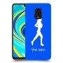 ג'וגלין - אישה כיסוי מגן קשיח בעיצוב אישי עם השם שלך ל Xiaomi Redmi Note 9S יחידה אחת סקרין מובייל