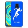 רץ כיסוי מגן קשיח בעיצוב אישי עם השם שלך ל Xiaomi Redmi Note 9S יחידה אחת סקרין מובייל