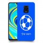 כדורגל - כדור כיסוי מגן קשיח בעיצוב אישי עם השם שלך ל Xiaomi Redmi Note 9S יחידה אחת סקרין מובייל