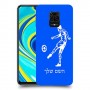 שחקן כדורגל כיסוי מגן קשיח בעיצוב אישי עם השם שלך ל Xiaomi Redmi Note 9S יחידה אחת סקרין מובייל