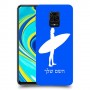 גלישה כיסוי מגן קשיח בעיצוב אישי עם השם שלך ל Xiaomi Redmi Note 9S יחידה אחת סקרין מובייל