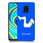 אימון ספורט - אישה כיסוי מגן קשיח בעיצוב אישי עם השם שלך ל Xiaomi Redmi Note 9S יחידה אחת סקרין מובייל
