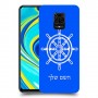 הגה - קפטן - ים כיסוי מגן קשיח בעיצוב אישי עם השם שלך ל Xiaomi Redmi Note 9S יחידה אחת סקרין מובייל