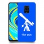 טלסקופ כיסוי מגן קשיח בעיצוב אישי עם השם שלך ל Xiaomi Redmi Note 9S יחידה אחת סקרין מובייל