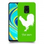 תרנגול כיסוי מגן קשיח בעיצוב אישי עם השם שלך ל Xiaomi Redmi Note 9S יחידה אחת סקרין מובייל