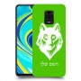 זאב כיסוי מגן קשיח בעיצוב אישי עם השם שלך ל Xiaomi Redmi Note 9S יחידה אחת סקרין מובייל